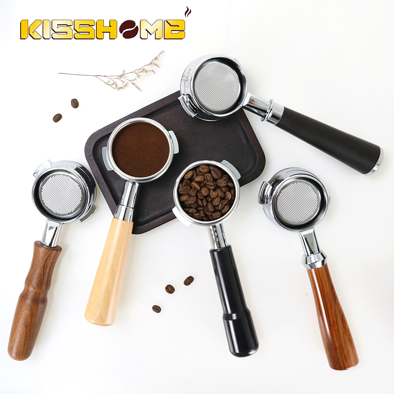 Coffee Tea Making Machine - 58 ミリメートルコーヒー底なしポルタフィルターネイキッドヌオヴァシモネリエスプレッソマシン用 2 カップフィルターバスケットバリスタアクセサリーツール