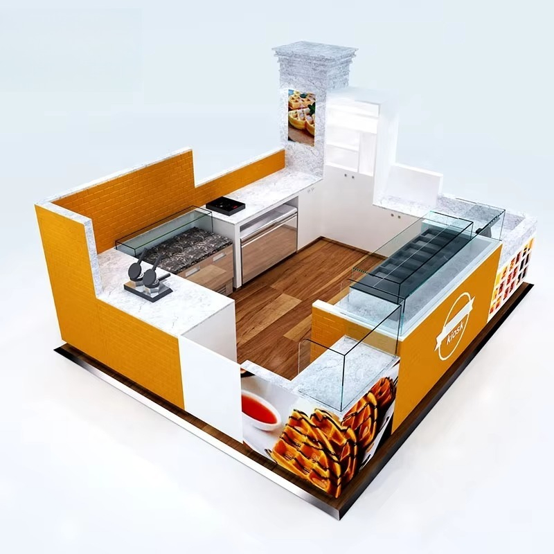 Coffee Tea Kiosk - 2026年新型カスタマイズカラフルモダンバブルティーキオスクとモール内のファストフードキオスク、コーヒーディスプレイキオスクデザイン、ジュースバーカウンター