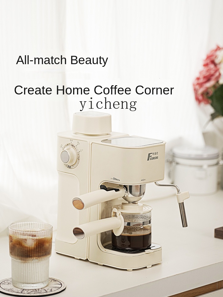 Coffee Bean - cc28コーヒーマシン家庭用小型ブラックコーヒーアメリカンラテ多機能コーヒー豆挽き器