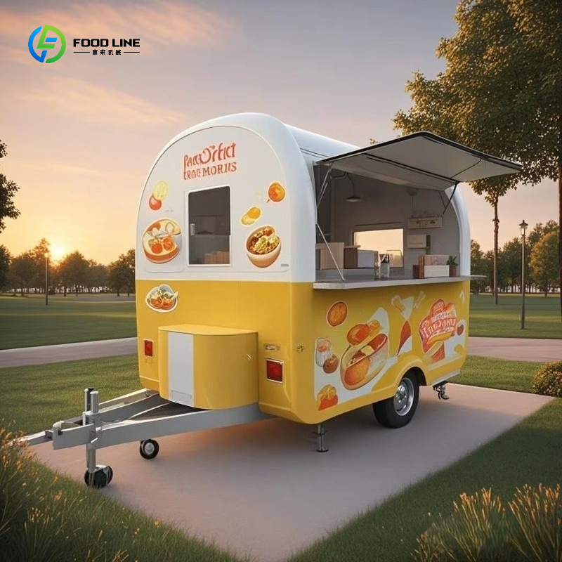 Coffee Tea Kiosk - 装備付きトラックストリートキオスクヨーロッパコンセッションバブルティーコーヒー販売カートラウンドフードモバイル飲料トレーラーカスタマイズ