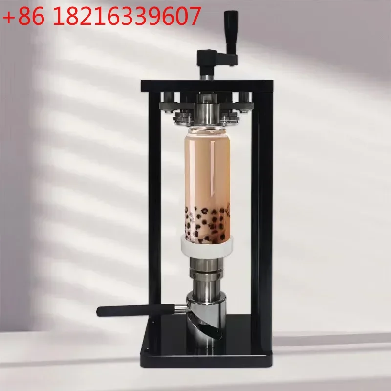 Coffee Tea Machine For Home - 15Sポータブル屋外用手動回転式缶シーマー55MM PETプラスチックアルミ缶ソフトドリンクコーヒーバブルティー缶密封機