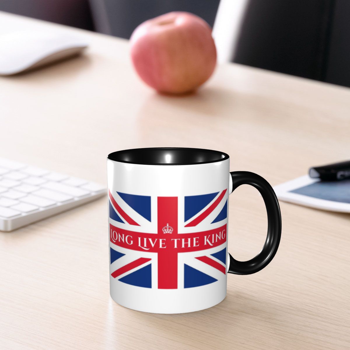 Coffee Tea Uk - イギリスのユニオンジャック旗柄マグカップ、面白いセラミック製コーヒーカップ、ティーマグ、ミルクカップ、女性男性へのギフト