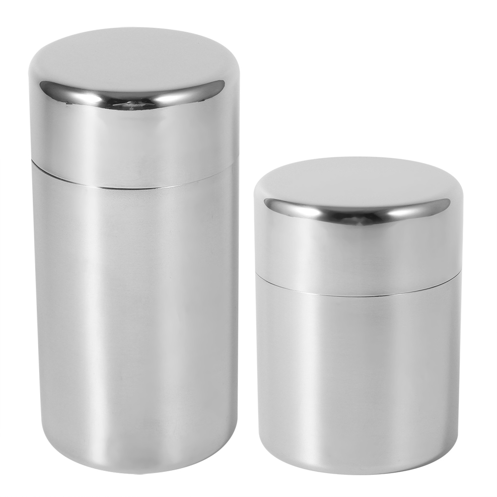Coffee Tea Sugar Canisters - ステンレス製のお茶の葉のキャニスター,野菜や紅茶用の容器,砂糖の保管