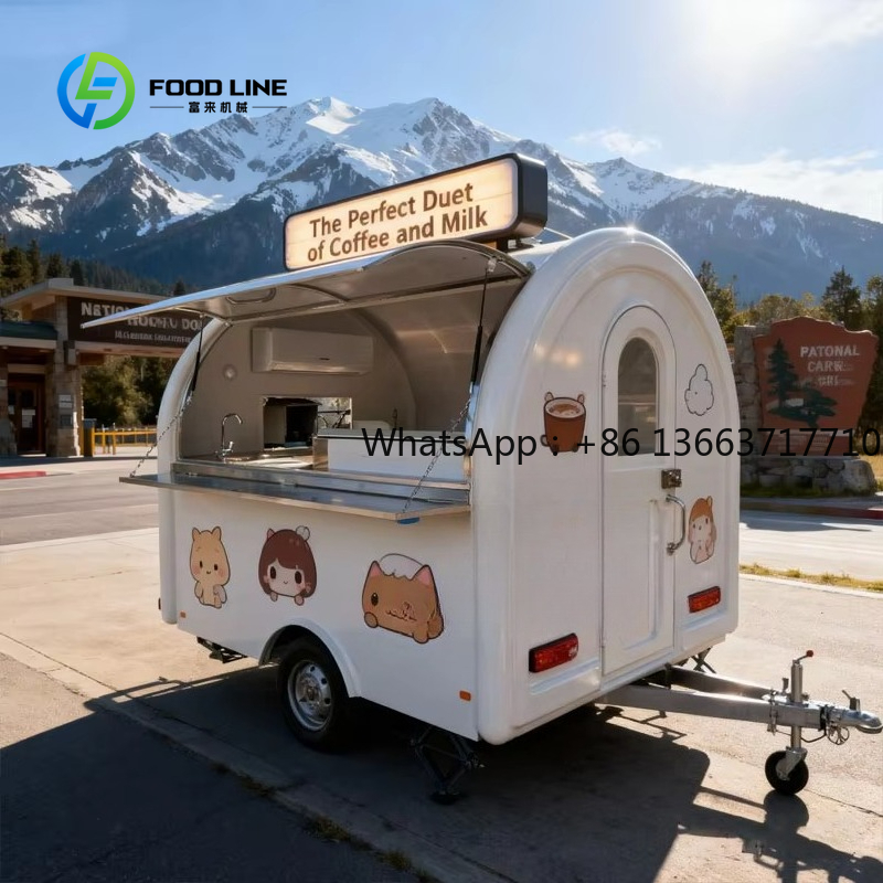 Coffee Tea Kiosk - カスタムメイドの高級コーヒーボバティー飲料キオスク、フードカート、ミルクシェイク、ソフトドリンク、ディスプレイ付き販売窓付き業務用コンセッションウィンドウ