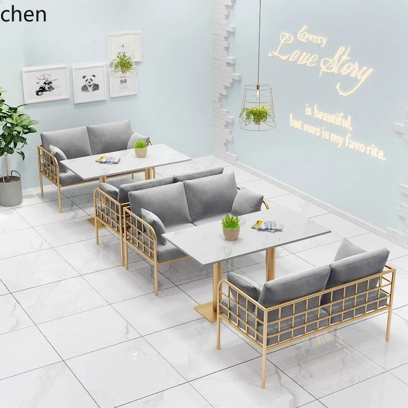 Tea & Coffee Kent - TQH7.2カードシートソファ インターネットセレブスナックミルクティーショップカフェレストランデザートショップテーブル＆チェアセットダイニング家具