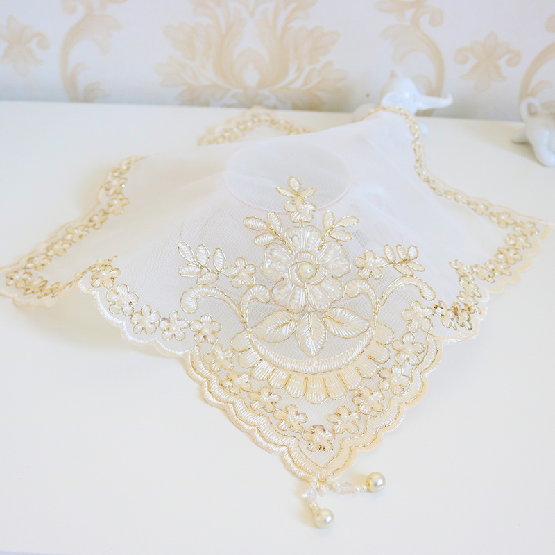 Coffee Tea Place - 豪華なスパンコールレースの刺繍が施されたテーブルマット,布のランチョンマット,カップ,紅茶,コースター,ダイニング,ドイリー,ドリンク,キッチン,クリスマス