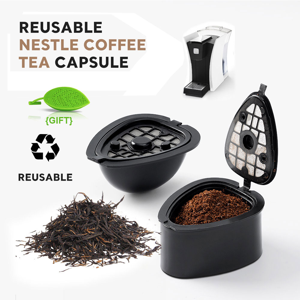 Coffee Tea Machine For Home - 使い捨ての再利用可能なカプセル,コーヒーフィルター,紅茶,家庭用キッチンアクセサリー,st9662,62rd
