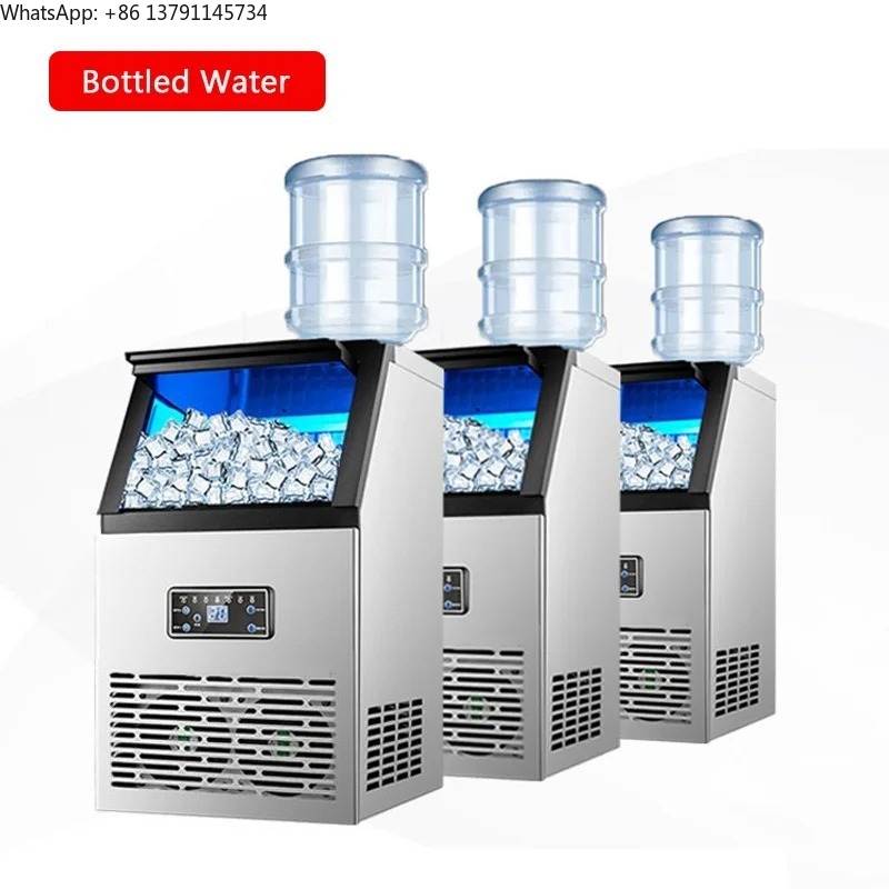 Coffee Tea Machine For Home - 60FF 製氷機 60kg 業務用家庭用バー、コーヒー、ミルクティーショップ用電気製氷機冷凍家電