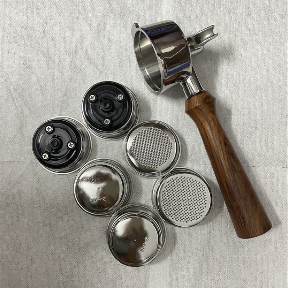 Coffee Tea Making Machine - 51 ミリメートル二重口コーヒーポルタフィルター Homix/Gypas/Hibrew h11/Oster/Phico コーヒーマシンステンレス鋼コーヒーハンドル