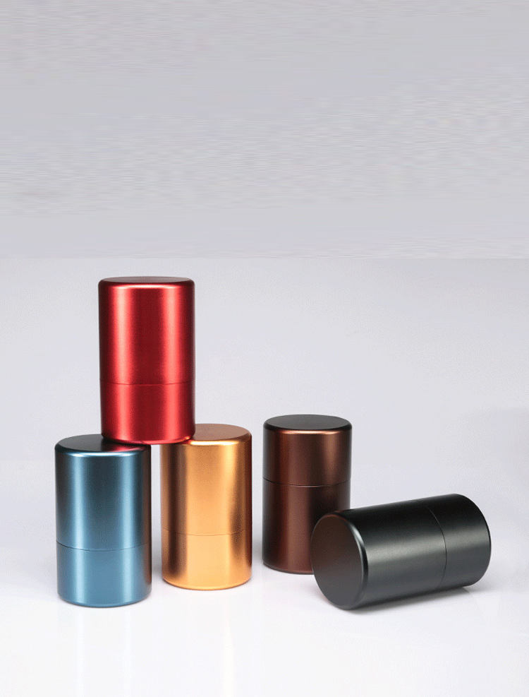 Coffee Tea Or - クラシックなアルミ合金製気密保存容器、家庭用高品質防湿容器（お茶、コーヒー、キャンディー用）