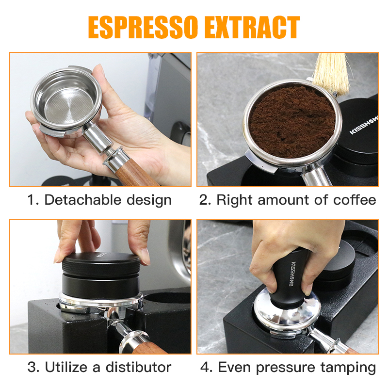 58 ミリメートルコーヒー底なしポルタフィルターネイキッドヌ - Coffee Tea Making Machine のレビューと価格