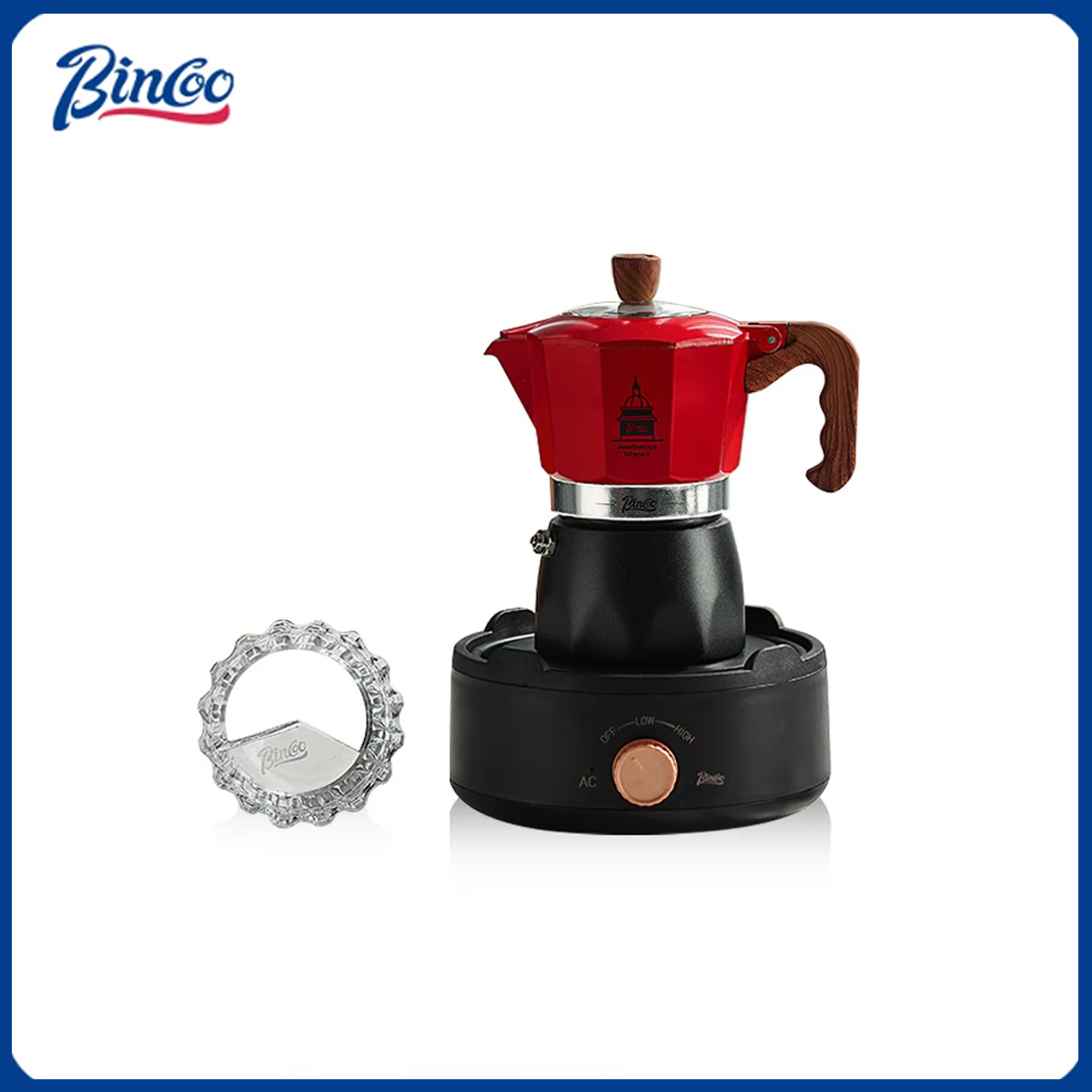 ビンクー ダブルバルブ コーヒーモカポット エスプレッソマシ - Coffee Tea Making Machine のレビューと価格