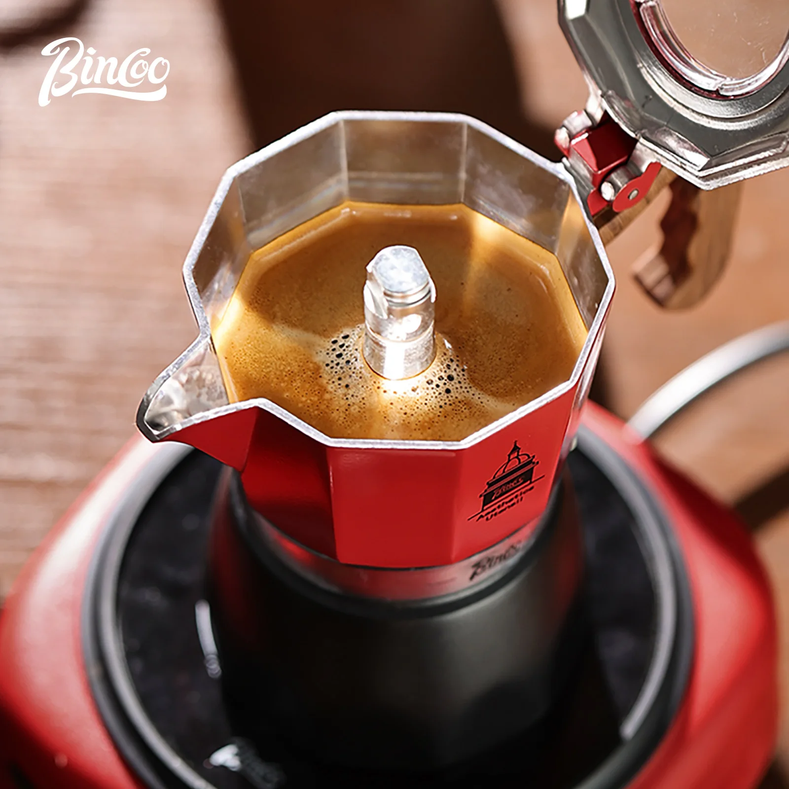 ビンクー ダブルバルブ コーヒーモカポット エスプレッソマシ - Coffee Tea Making Machine のレビューと価格