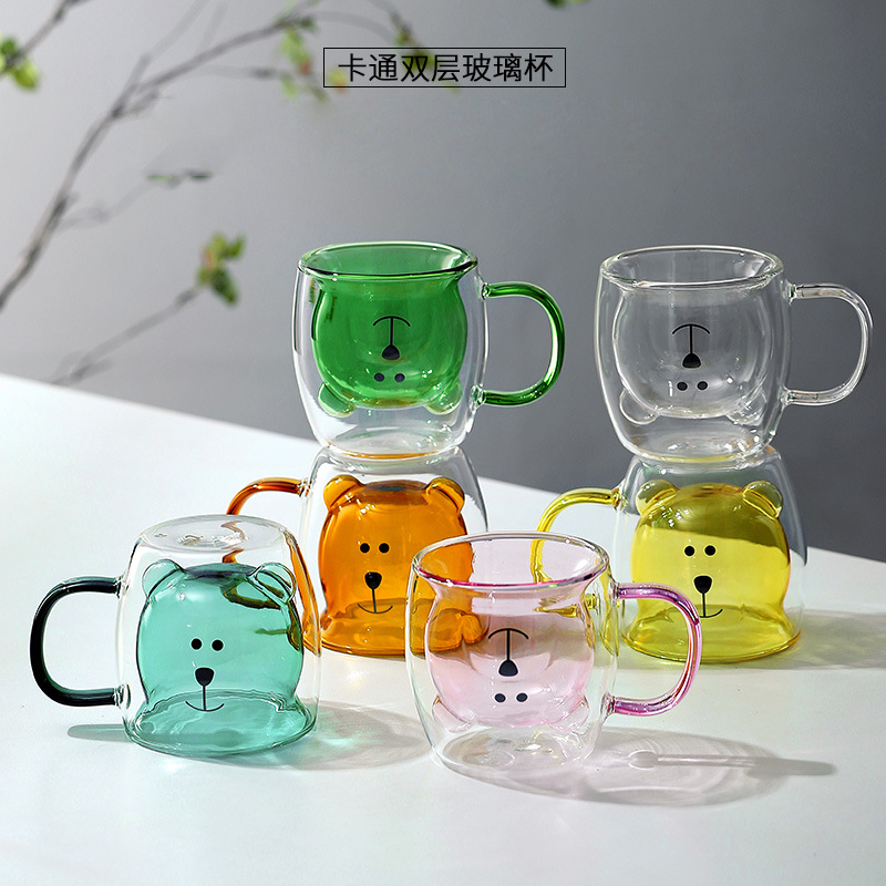 二重壁ガラスコーヒーカップ耐熱茶ドリンクカップウイスキーカク - Coffee Tea Vodka のレビューと価格