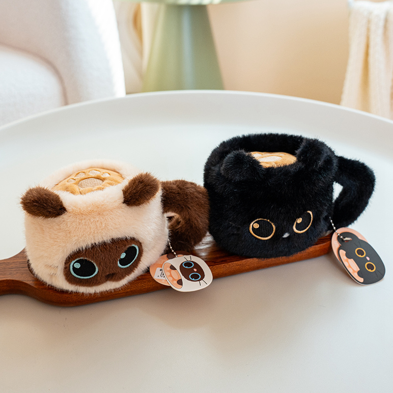 かわいい猫のコーヒーカップぬいぐるみミニカプセルエスプレッソ - Coffee Tea Making Machine のレビューと価格