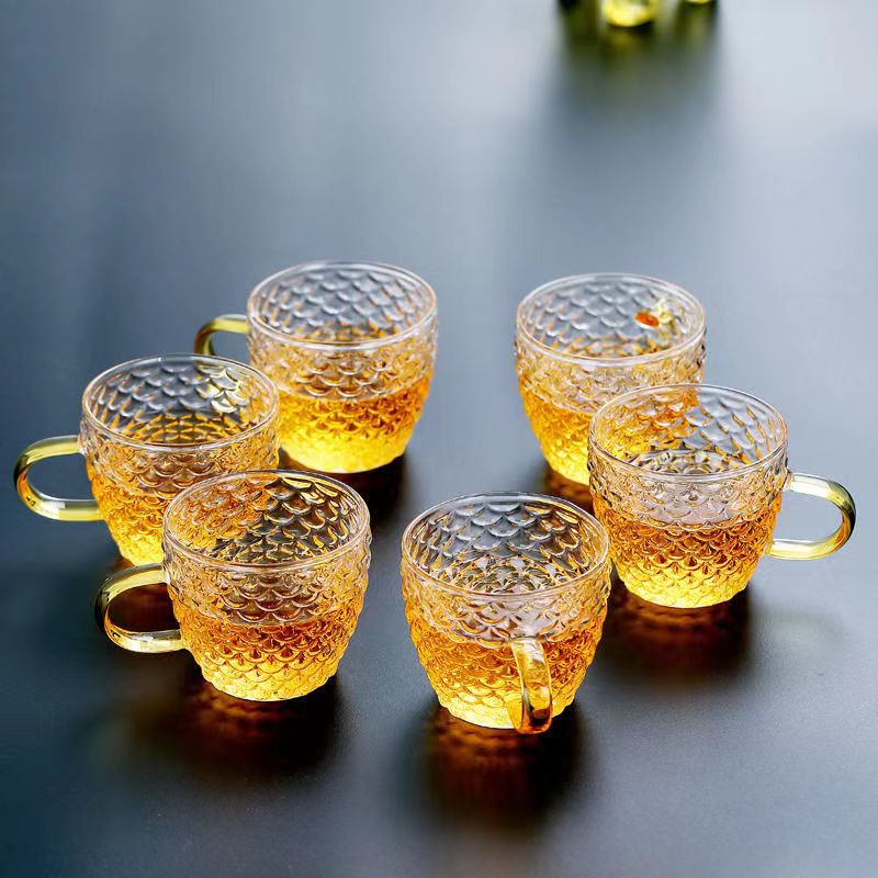 ガラスカップ,お茶,コーヒー,お茶,水用の小さなカップ型カッ - Coffee Tea Catering のレビューと価格