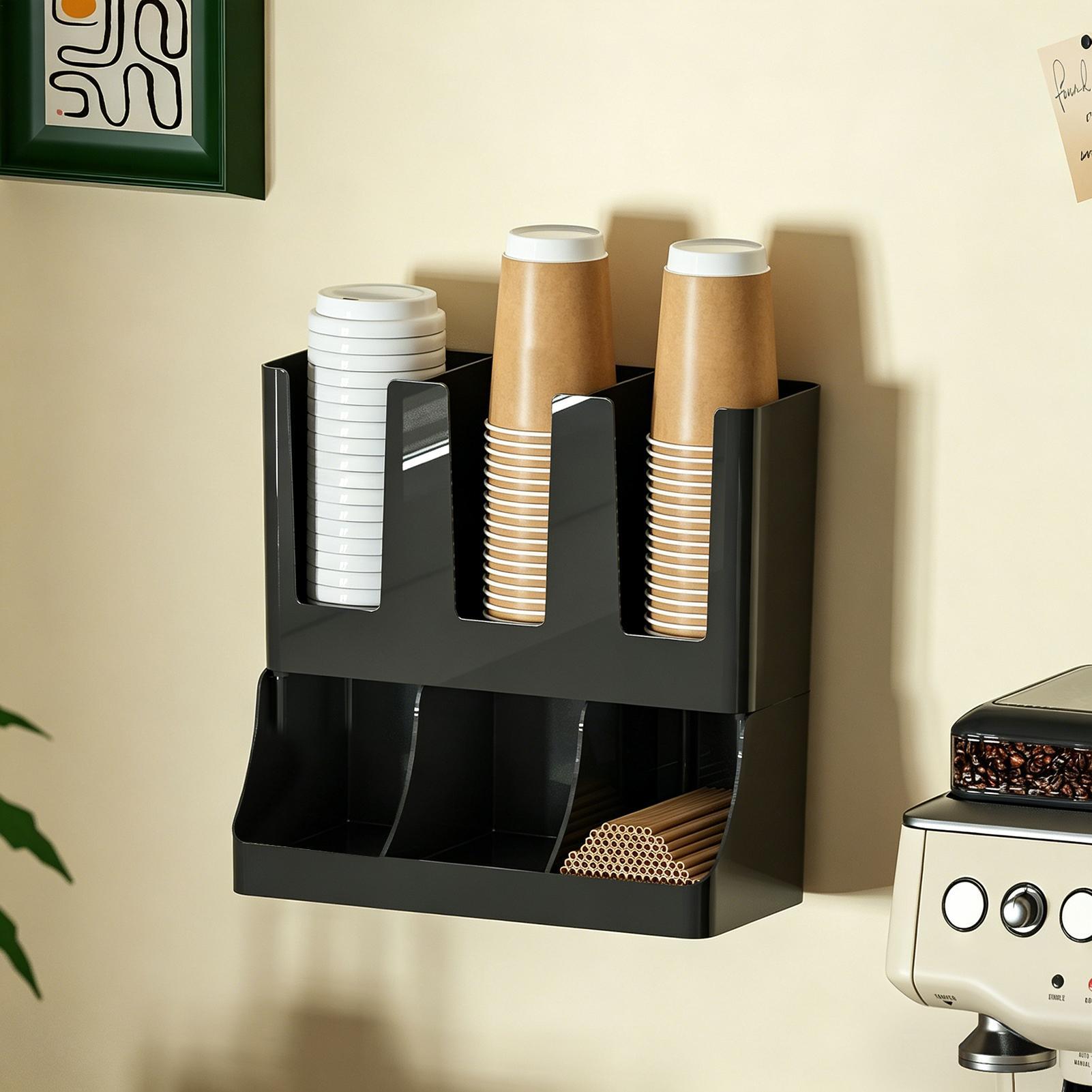 コーヒーステーション 6コンパートメント壁掛けホルダー コー - Tea Coffee Set Up のレビューと価格