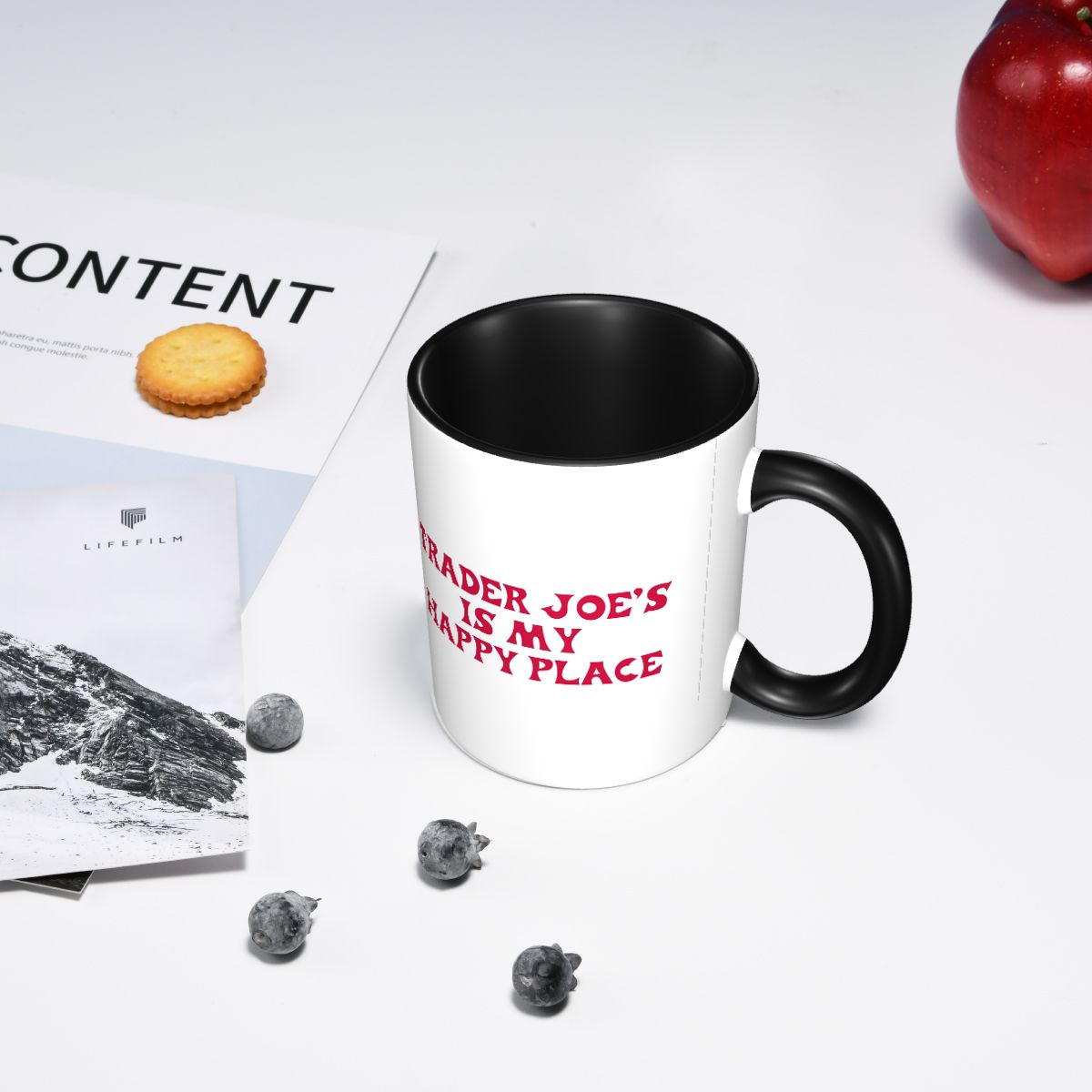 トレーダージョーズは私の幸せな場所です 面白い引用句入りマグ - Coffee Tea Place のレビューと価格