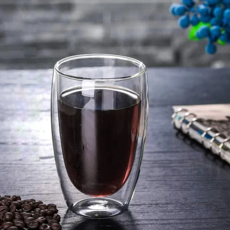 二重底ガラス製コーヒーカップ ウィスキー ティー 耐熱 カク - Coffee Tea Vodka のレビューと価格