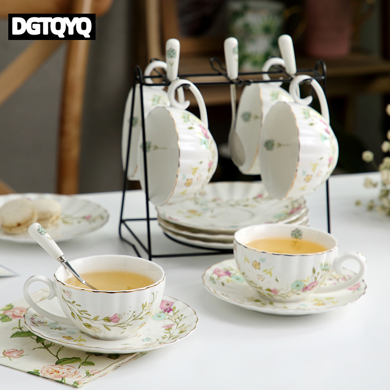 2個セット ヴィンテージ風 花柄 セラミックコーヒーカップ＆ - Coffee Tea Catering のレビューと価格