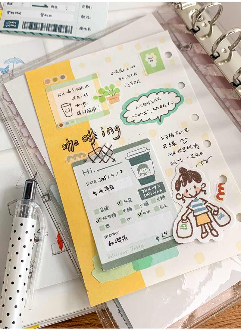ZZOTON [タイムビル書き込み可能テープ] レシートチケ - Coffee Tea Journal のレビューと価格