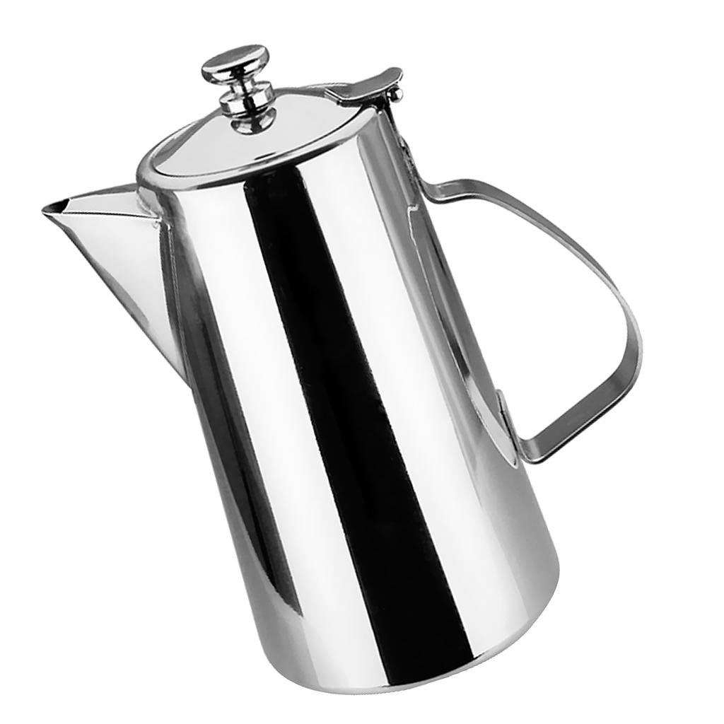 頑丈なステンレス製水差し、フリップ蓋付きティーポットピッチャ - Coffee Tea Or のレビューと価格