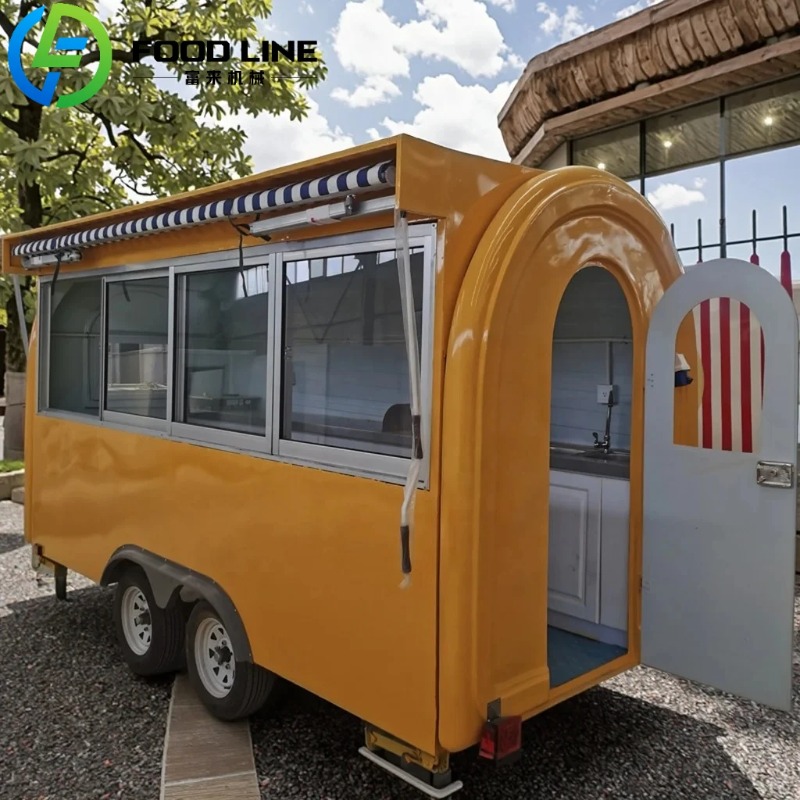 カスタマイズ可能なホットドッグ・ピザ・バブルティー・キオスク - Coffee Tea Kiosk のレビューと価格