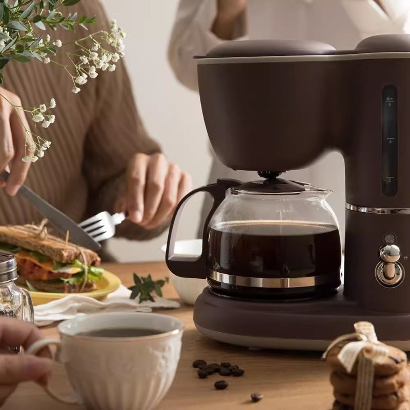 ホームオフィス用コンパクトドリップコーヒーメーカー、ティーメ - Coffee Tea Machine For Home のレビューと価格