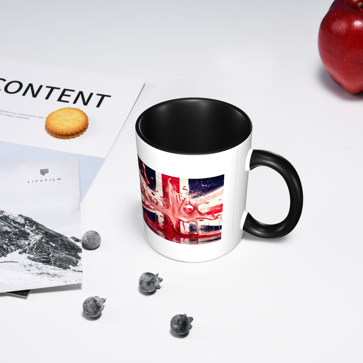 英国ユニオンジャック旗柄マグカップ 面白いセラミックコーヒー - Coffee Tea Uk のレビューと価格