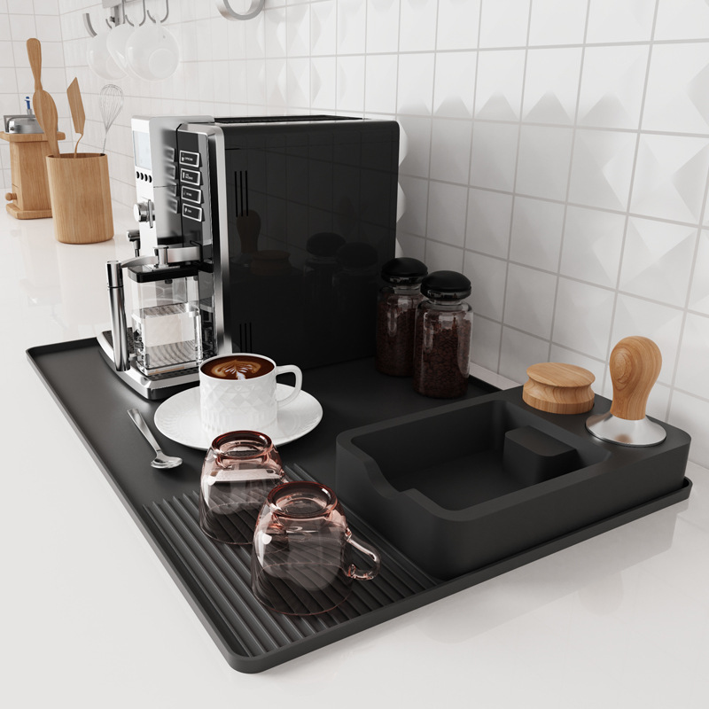 シリコンタンピングパッドコーヒーマシントレイマットこぼれ防止 - Coffee Tea Making Machine のレビューと価格
