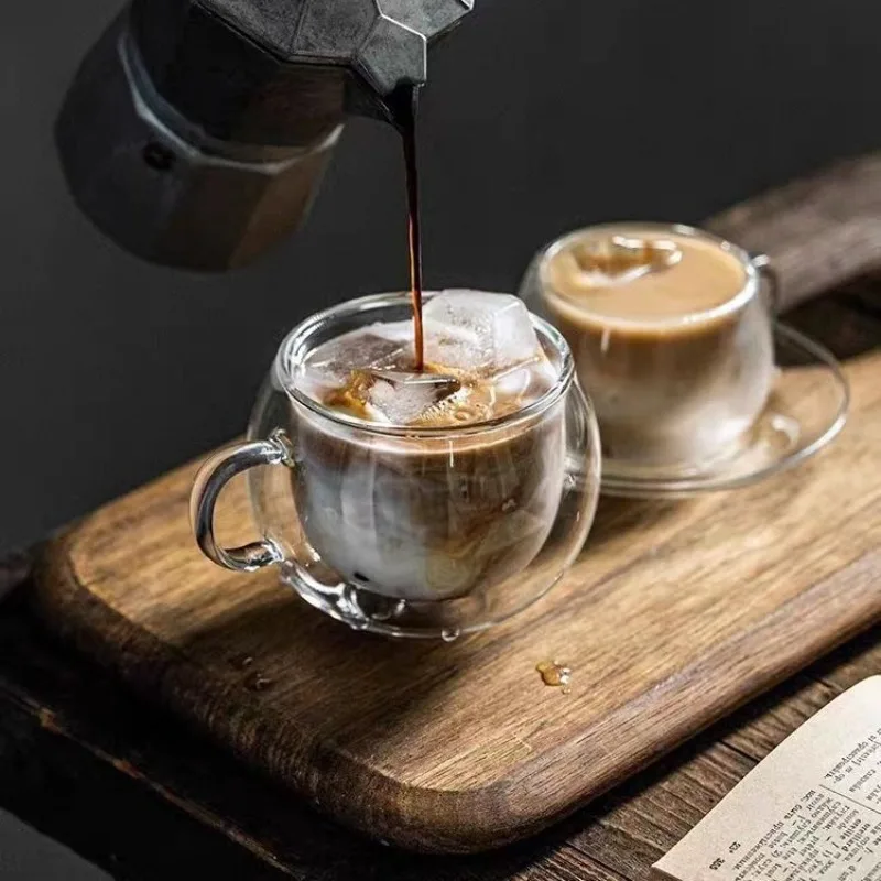 耐熱二重壁ガラス,150 ml, 300ml - Coffee Tea Vodka のレビューと価格