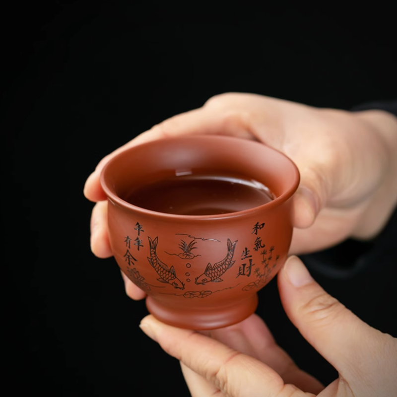 中国宜興紫粘土ティーカップコーヒーカップウーロン茶手作りブテ - Coffee Tea Catering のレビューと価格