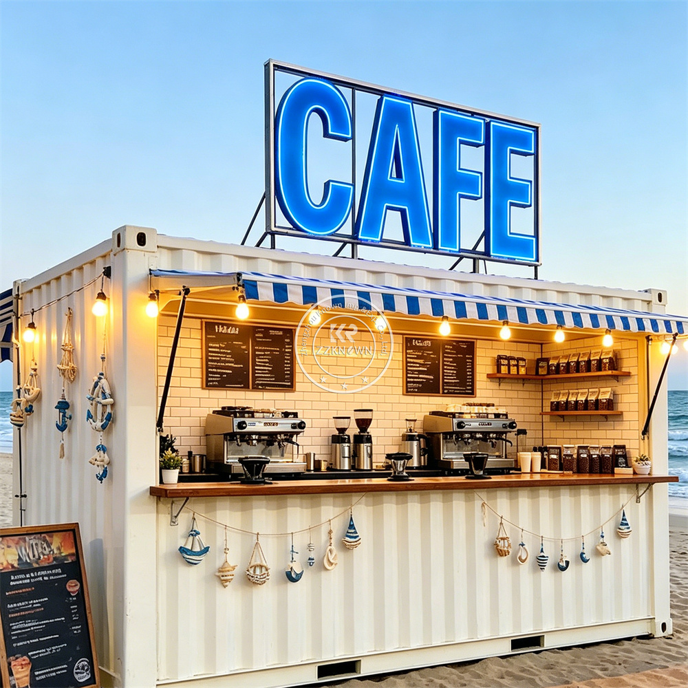 屋外モバイルフードコンテナトラック ジュース・コーヒー・紅茶 - Coffee Tea Kiosk のレビューと価格