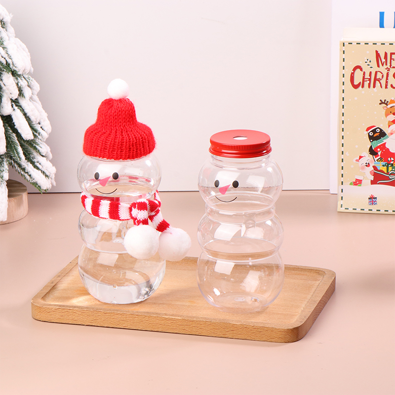 クリスマスをテーマにした500ml雪だるま型ウォーターボトル - Coffee Tea Or のレビューと価格