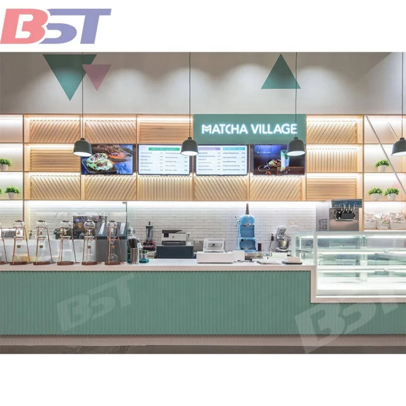 カスタムメイドのモール向けファーストフードキオスク、高級バー - Coffee Tea Kiosk のレビューと価格