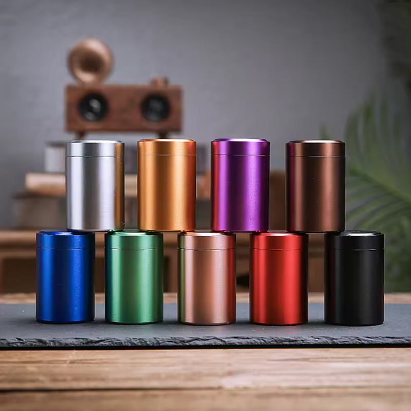 1/3 個ミニ金属ボックスステンレス鋼茶缶小型旅行ポータブル - Coffee Tea Sugar Canisters のレビューと価格
