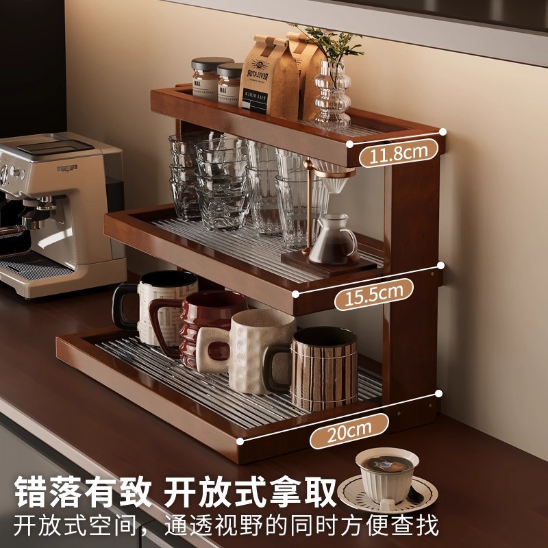 デスクトップカップホルダー、棚、ダイニングテーブル、カップ収 - Coffee Tea Place のレビューと価格