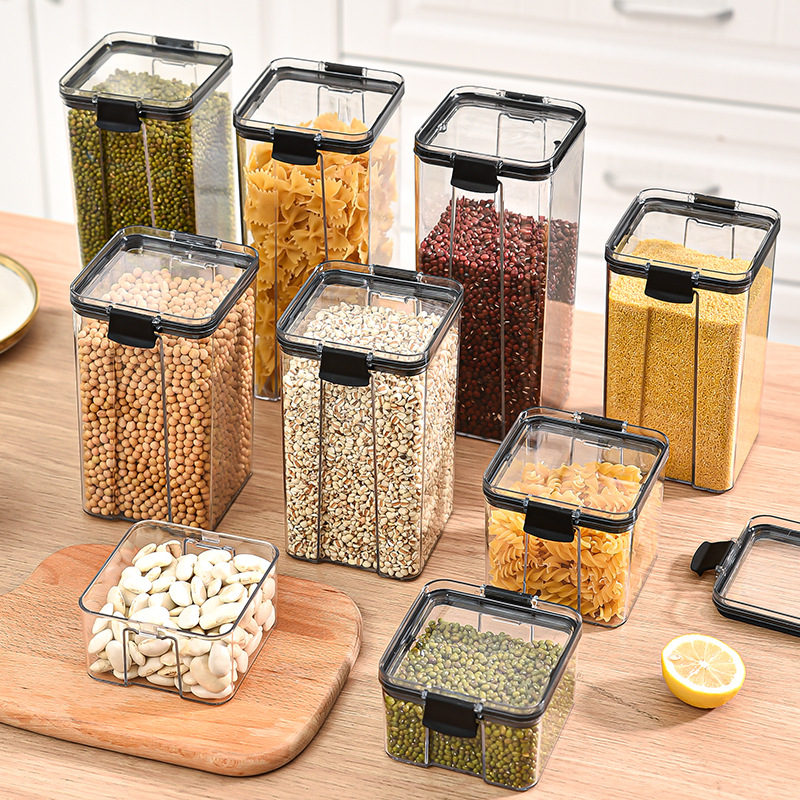 1-4 個の密封された瓶キッチンオーガナイザー穀物収納ボック - Coffee Tea Sugar Canister Set のレビューと価格