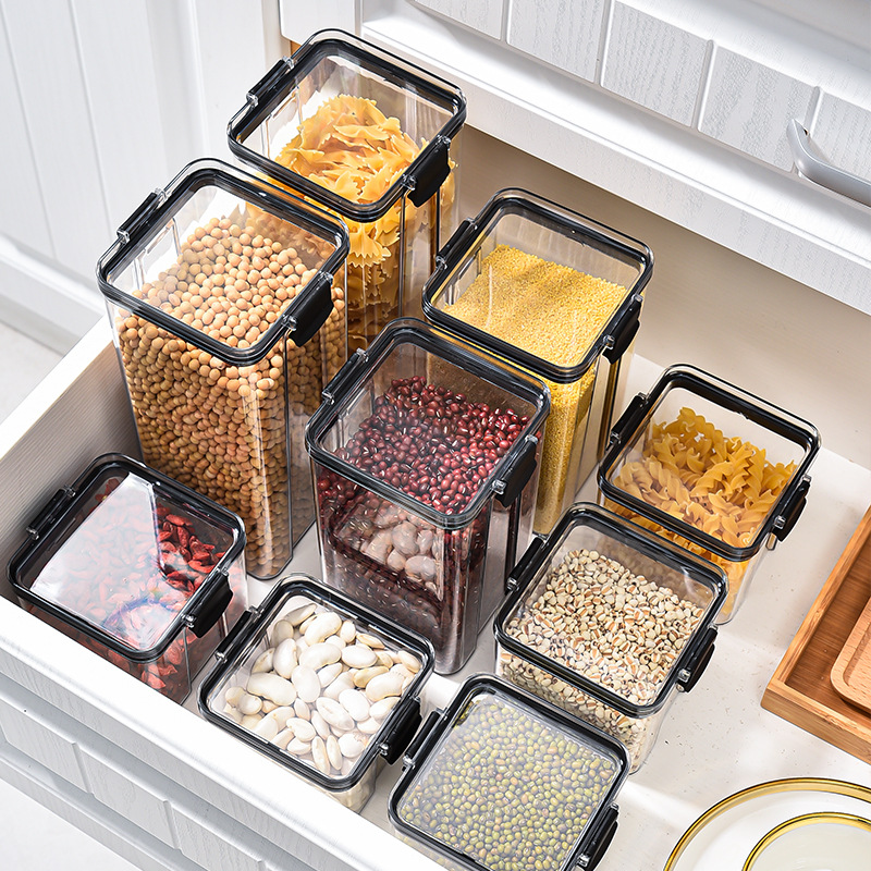 1-4 個の密封された瓶キッチンオーガナイザー穀物収納ボック - Coffee Tea Sugar Canister Set のレビューと価格