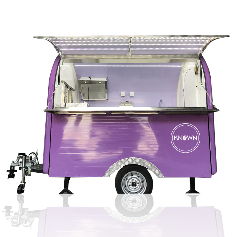 モバイルコーヒー自動販売キオスク、販売用コーヒーカート、紫色 - Coffee Tea Kiosk のレビューと価格