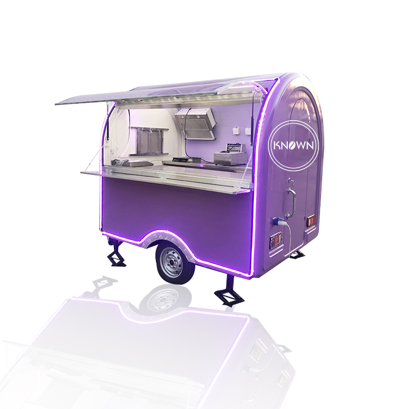 モバイルコーヒー自動販売キオスク、販売用コーヒーカート、紫色 - Coffee Tea Kiosk のレビューと価格