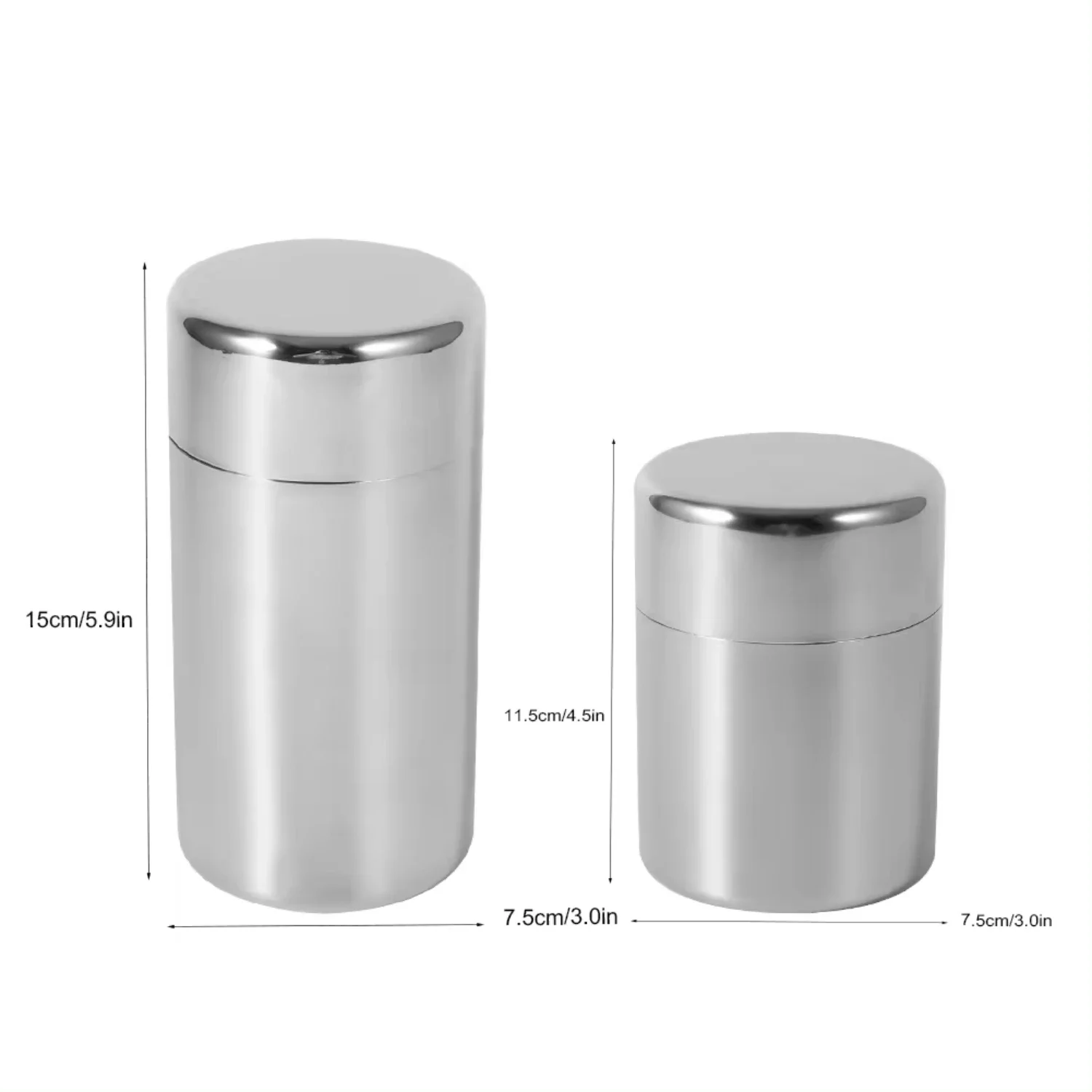 ステンレス製茶葉缶キャニスター容器 家庭用キッチンキャニスタ - Coffee Tea Sugar Canisters のレビューと価格