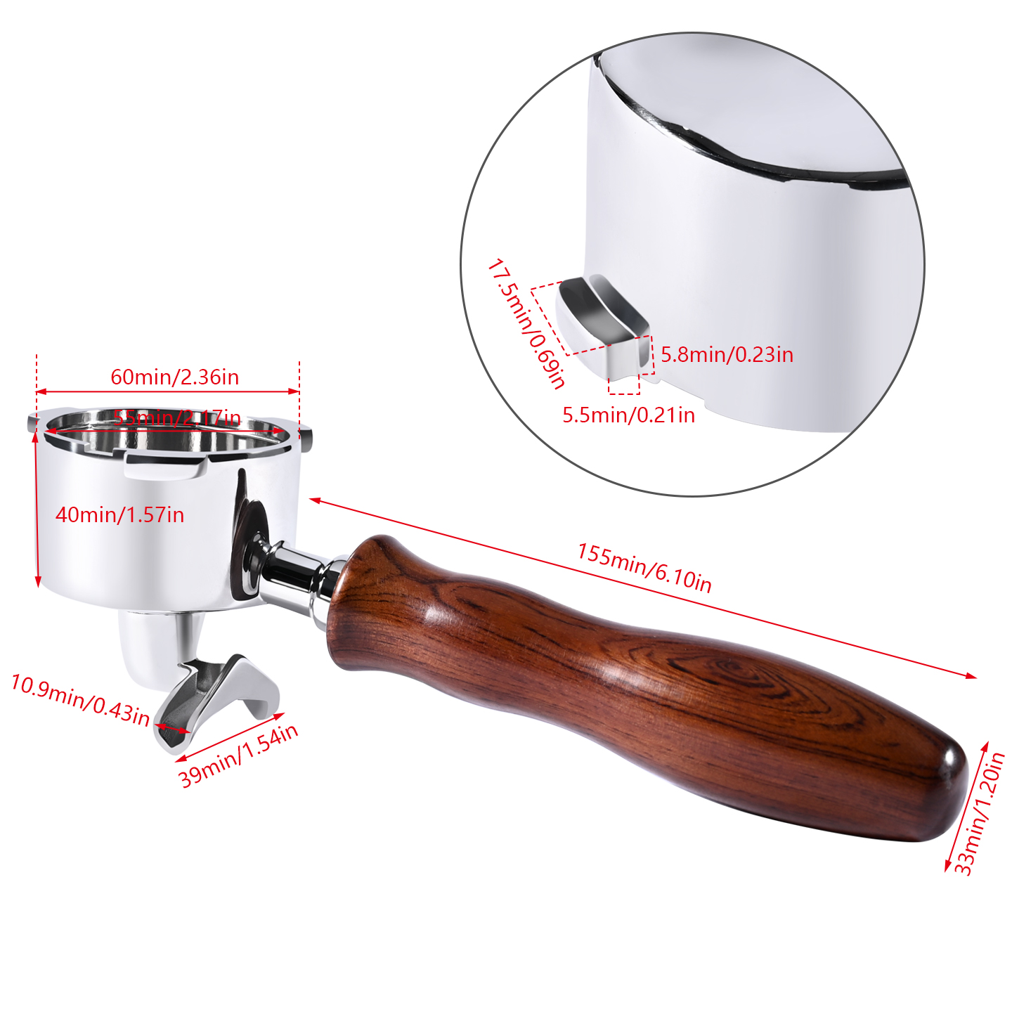 51mmダブルスパウトコーヒーポルタフィルター、51MM 3 - Coffee Tea Making Machine のレビューと価格