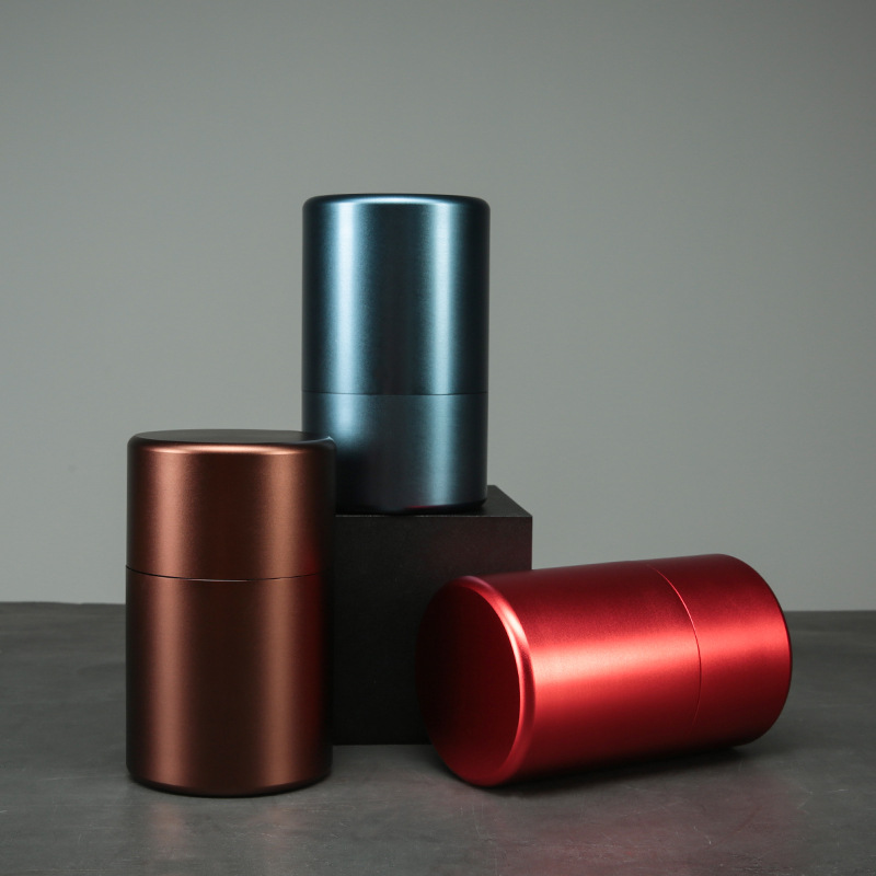 クラシックなアルミ合金製気密保存容器、家庭用高品質防湿容器（ - Coffee Tea Or のレビューと価格