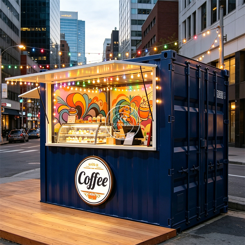 屋外コンテナバーショップ、フードトレーラーコンテナ、コーヒー - Coffee Tea Kiosk のレビューと価格