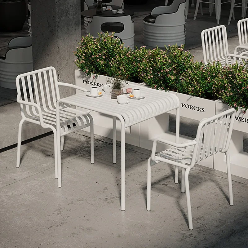 AOLIVIYA インダストリアルスタイル屋外中庭テーブルと - Tea Coffee Set Up のレビューと価格