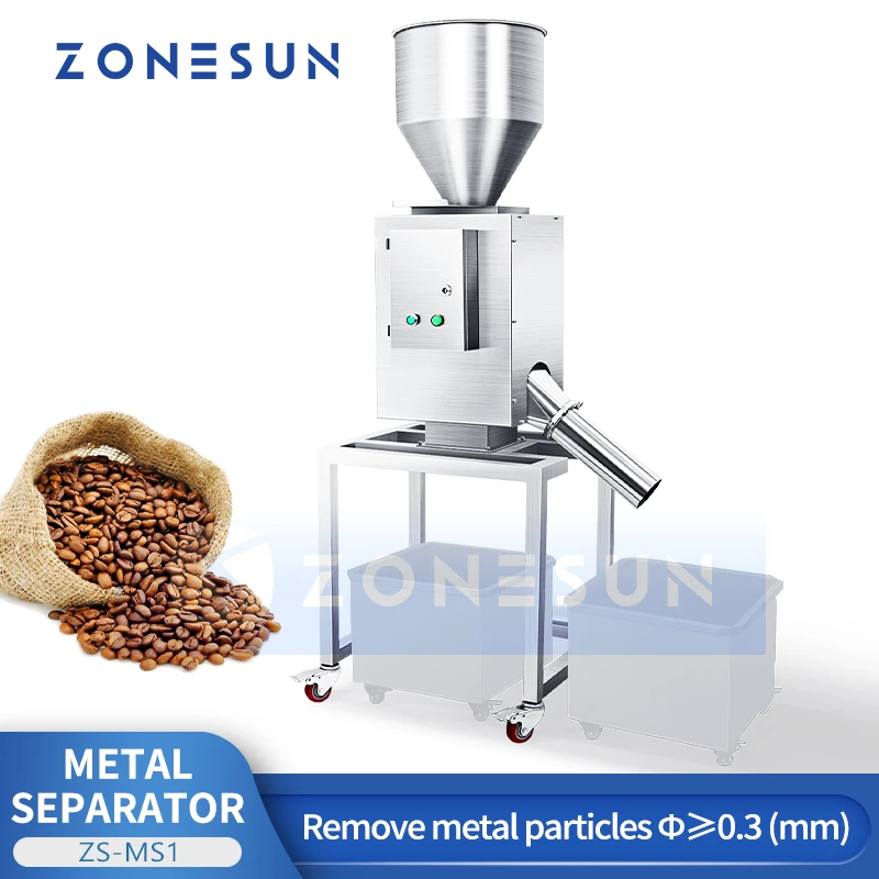 ZONESUN 重力式金属選別機 ZS-MS1 ステンレス製 - Coffee Bean のレビューと価格