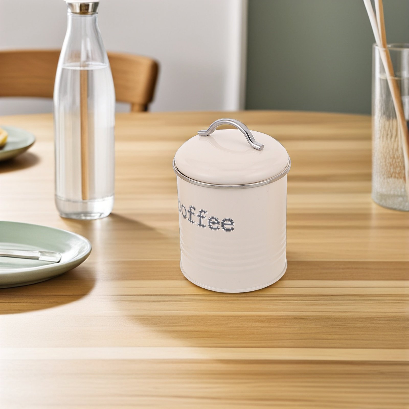 3個セット 密閉コーヒー豆容器セット 気密茶葉砂糖キャニスタ - Coffee Tea Sugar Canisters のレビューと価格
