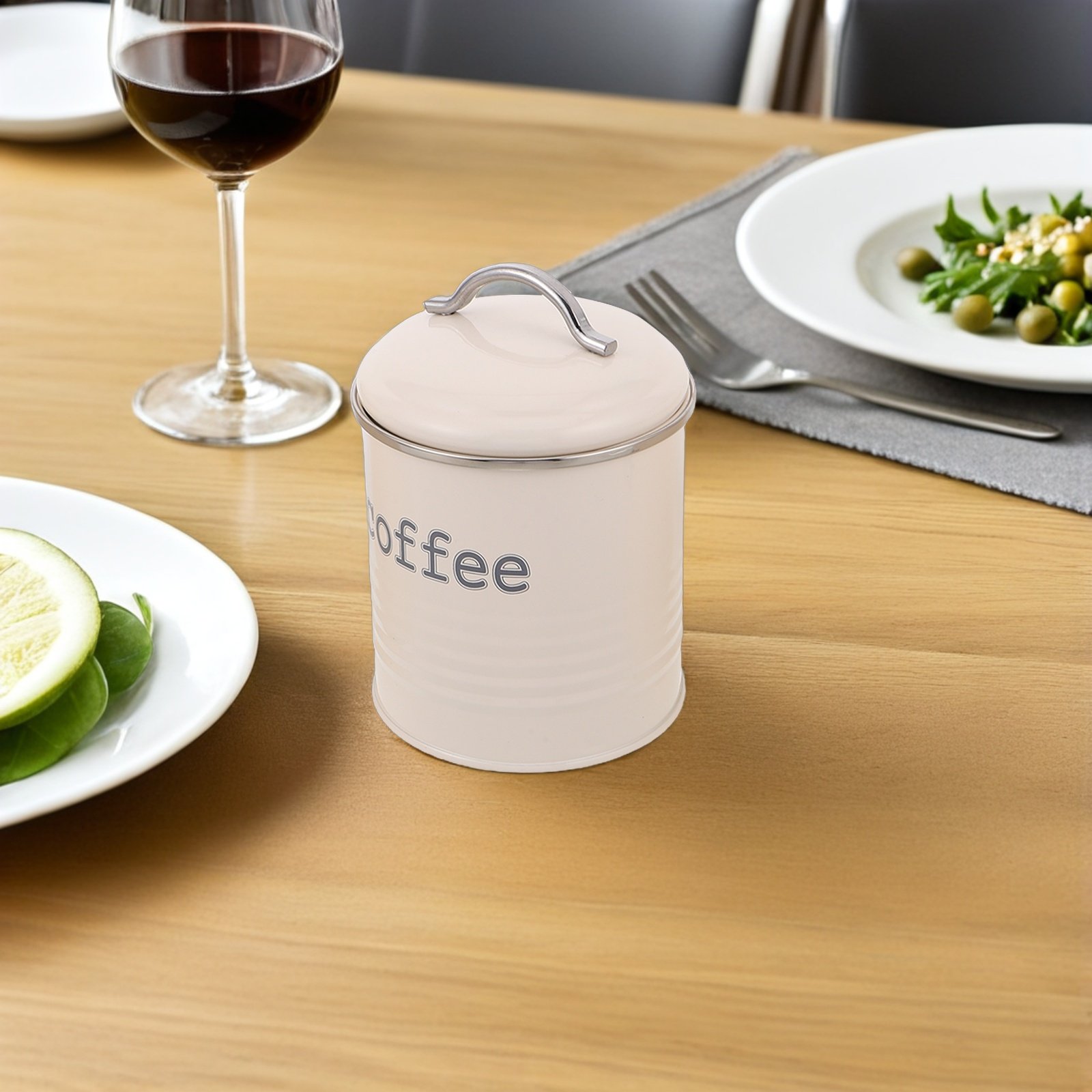 3個セット 密閉コーヒー豆容器セット 気密茶葉砂糖キャニスタ - Coffee Tea Sugar Canisters のレビューと価格