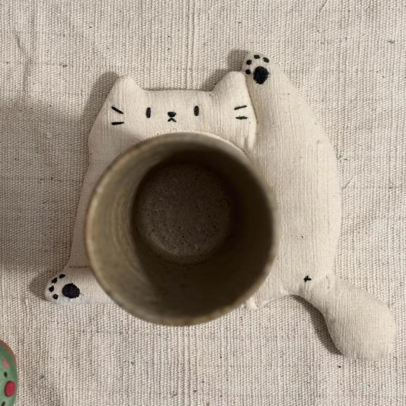 コーヒーテーブル断熱マット かわいいレイジーコースター ティ - Coffee Tea Room のレビューと価格